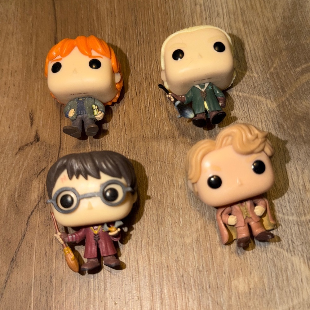 Wizard Funko Pop Mini Character Collectible Toy Set Harry Potter Ron Figures